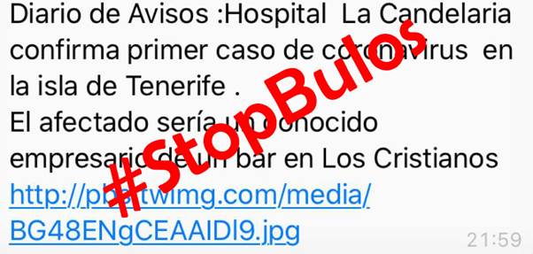 Noticias falsas y bulos