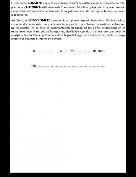 ANEXO I Formulario de solicitud de préstamo Modelo de formulario a cumplimentar por los arrendatarios al presentar ante la Entidad de crédito la solicitud del préstamo regulado en esta Orden