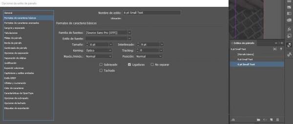 Creación del documento Indesign base