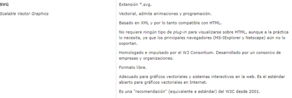 Software y formatos
