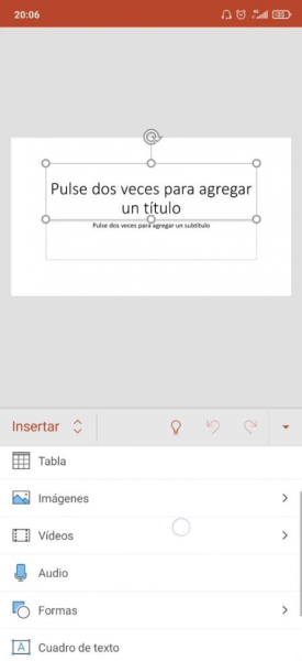 PowerPoint 365 en el móvil