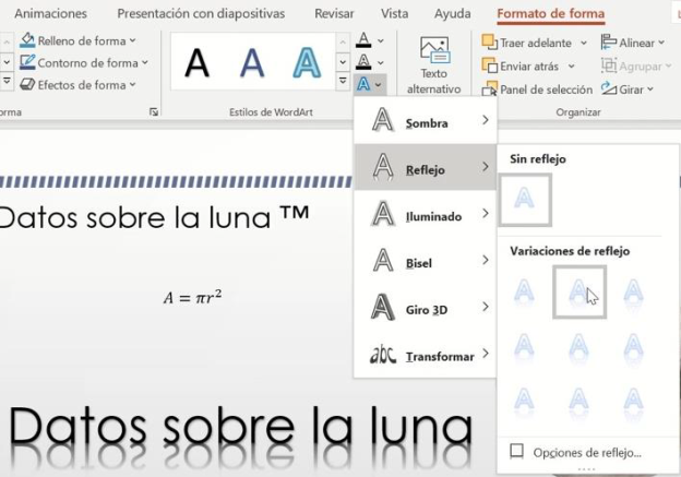 Ejercicio 10. WordArt, símbolos y gráficas