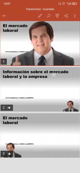 PowerPoint 365 en el móvil