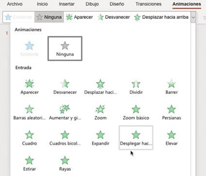 Ejercicio 6. Animaciones