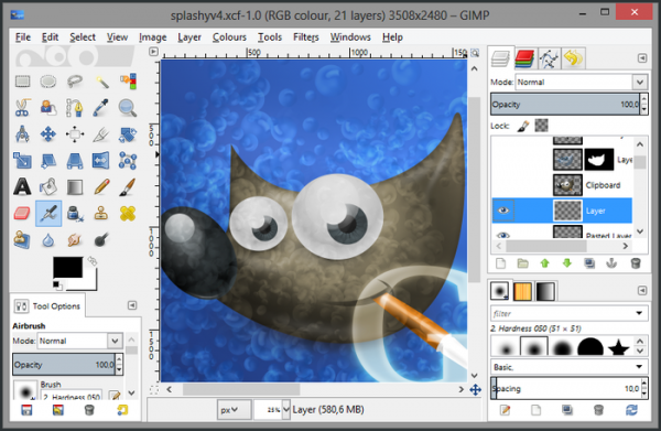 Lanzamiento del GIMP