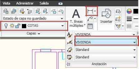 MEDIR LAS SUPERFICIES, INSERTAR TEXTOS Y ACOTAR