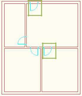 COLOCACION DE LAS PUERTAS DE LA VIVIENDA (Crear bloques)