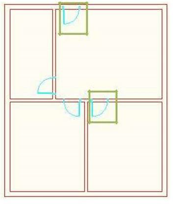 COLOCACION DE LAS PUERTAS DE LA VIVIENDA (Crear bloques)