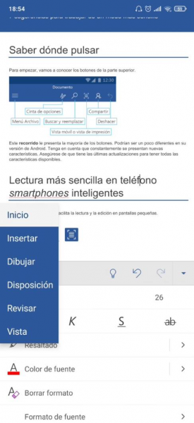 10. Word 365 en el móvil