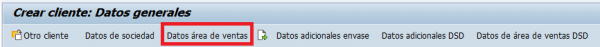 Ejercicio 1 SAP FI: XD01. Crear clientes