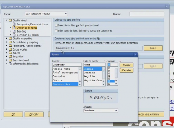 15.- FIJAR COLOR INTERFACE