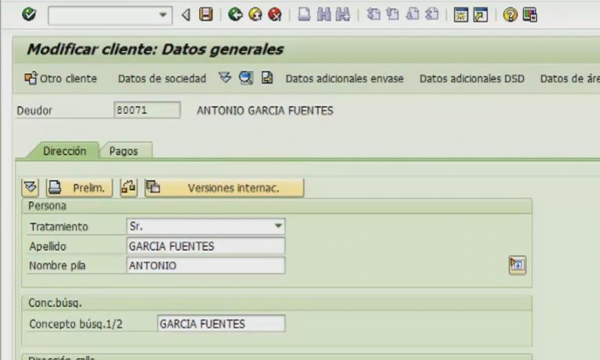 26.- CONSULTA Y MODIFICACIONES DE DEUDORES (CLIENTES)