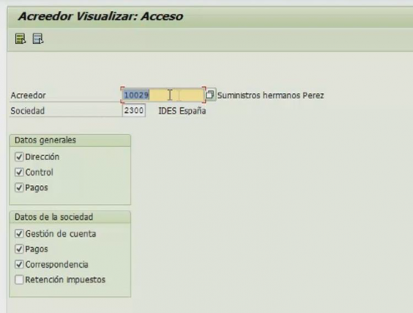 29.- MODIFICAR LOS DATOS DE LOS ACREEDORES