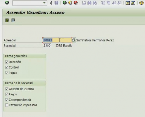 29.- MODIFICAR LOS DATOS DE LOS ACREEDORES