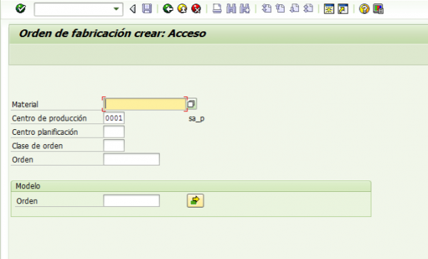 37.- ORDEN DE FABRICACIÓN (CREAR, VISUALIZAR, MODIFICAR)