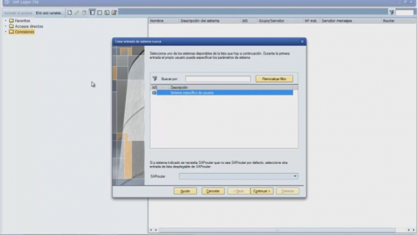 7.- CONFIGURAR ACCESO SAP
