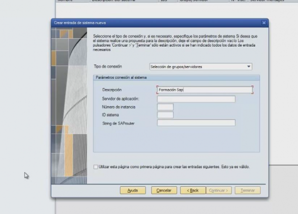 7.- CONFIGURAR ACCESO SAP