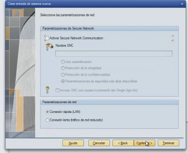 7.- CONFIGURAR ACCESO SAP