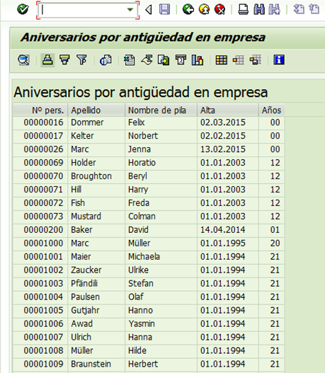 40.- RESUMEN EMPLEADOS Y ANTIGÜEDAD EMPLEADOS