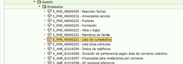 41.- INFORMES DE ANIVERSARIO DE LOS EMPLEADOS.