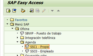 45.- MANTENIMIENTO DE LA AGENDA