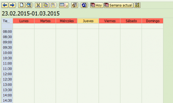 45.- MANTENIMIENTO DE LA AGENDA