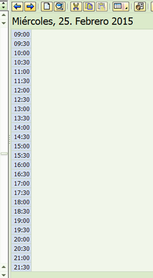 45.- MANTENIMIENTO DE LA AGENDA