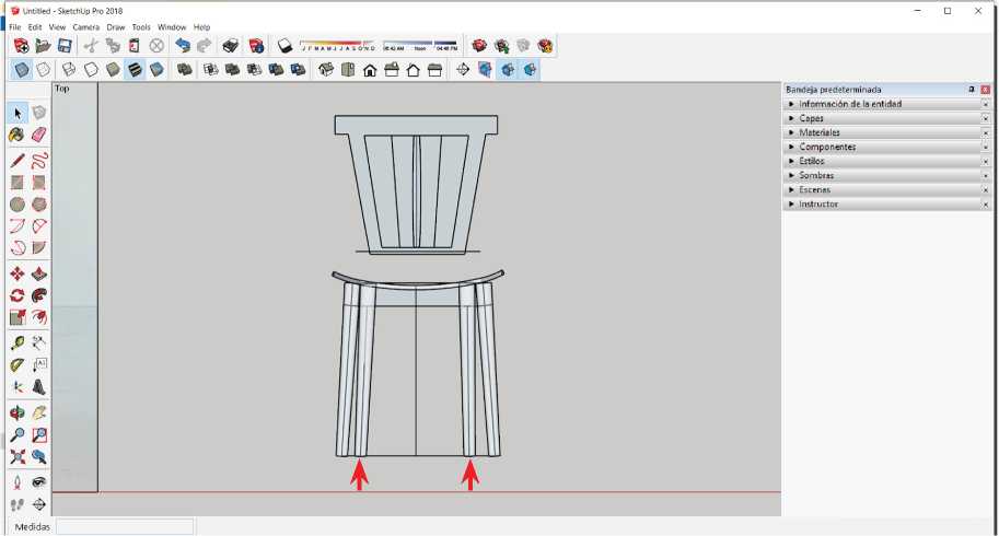 EJERCICIO 1 MODELIZACIÓN DE UNA SILLA