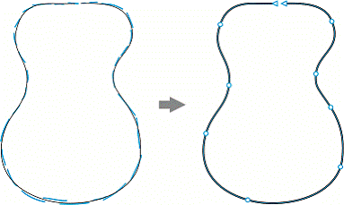 Dibujo de líneas caligráficas y preestablecidas