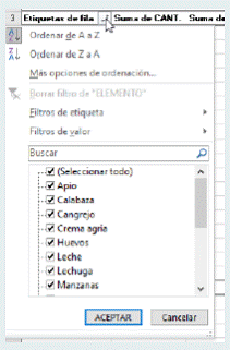 4- FILTRAR DATOS EN UNA TABLA DINÁMICA