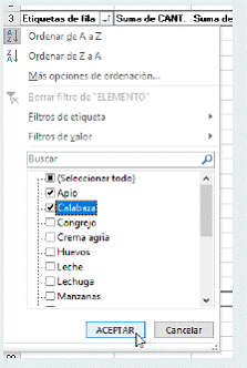 4- FILTRAR DATOS EN UNA TABLA DINÁMICA