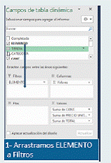 4- FILTRAR DATOS EN UNA TABLA DINÁMICA