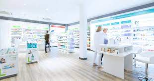 Personal en a la oficina de farmacia