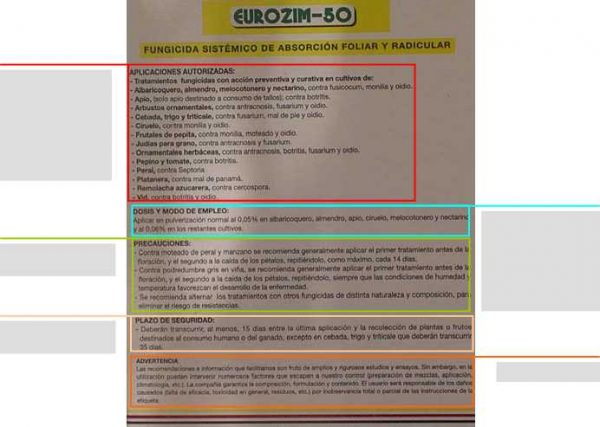 3. MANEJO ADECUADO DE PRODUCTOS FITOSANITARIOS. ELEMENTOS A TENER EN CUENTA