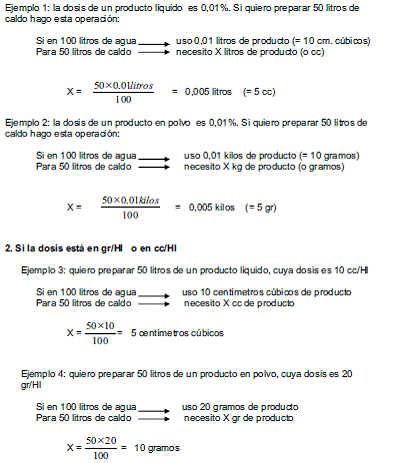 3. Tratamientos fitosanitarios: preparación, mezcla y aplicación