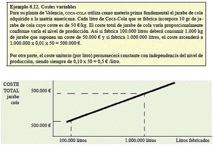 6.3 Cálculo y determinación de costes