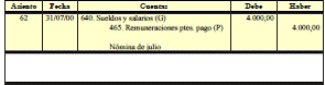 Ejercicio 17. Registro de reintegro de préstamo