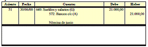 Ejercicio 17. Registro de reintegro de préstamo