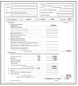Ejercicio 27. Contabilización de nóminas