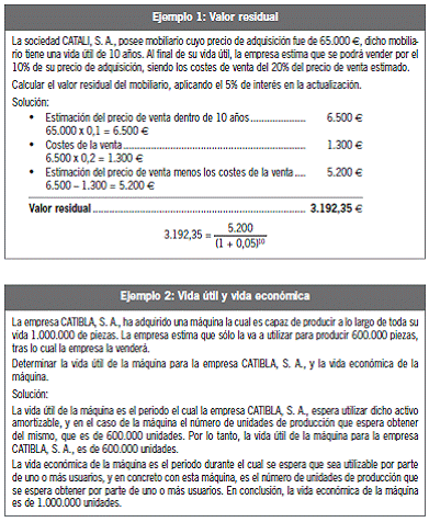 7.3.1 Criterios de valoración