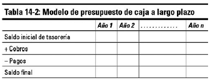 Capítulo 14 Confección del plan financiero