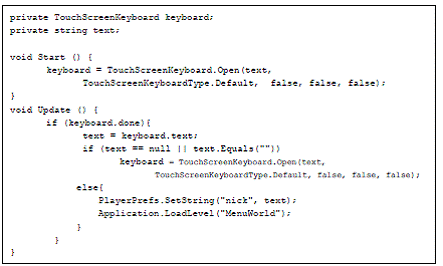 3. Uso de la clase Input en dispositivos móviles.