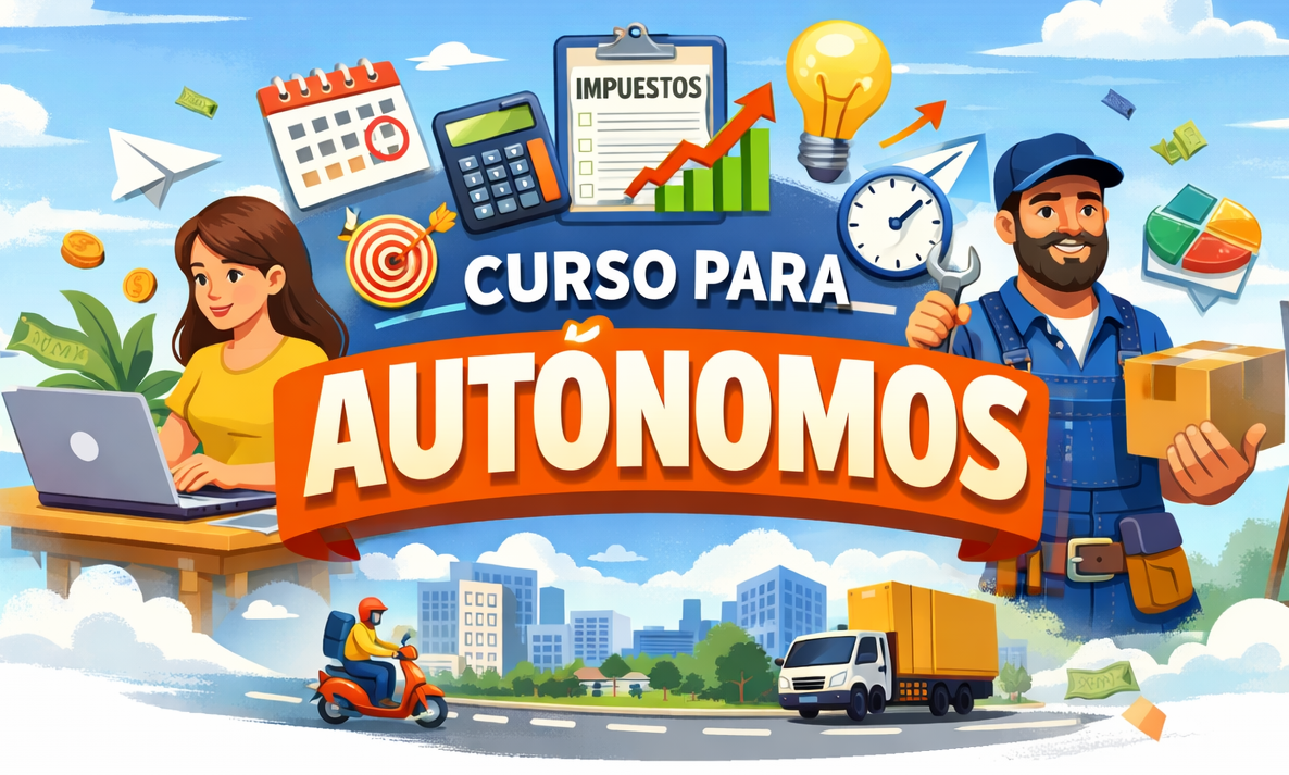 Curso de Autónomos (60h) | Alta, impuestos y facturación