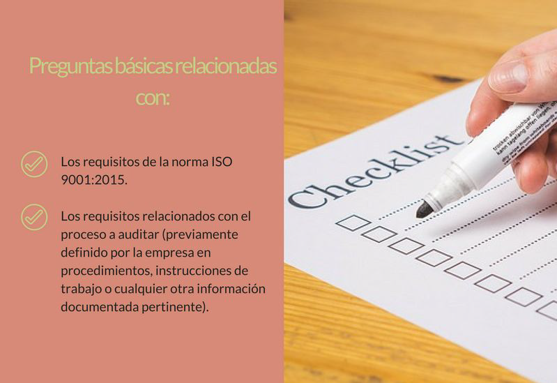 ¿Qué es una lista de verificación (checklist) para auditoría interna y cómo se hace?