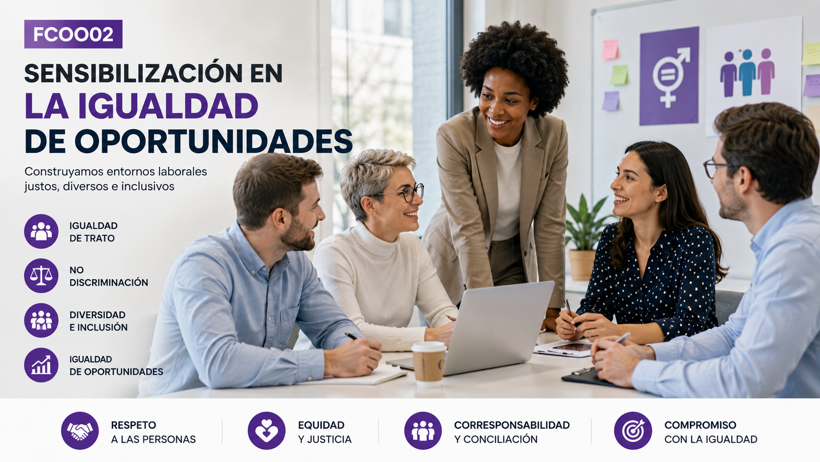 Curso FCOO02 Sensibilización en la Igualdad de Oportunidades