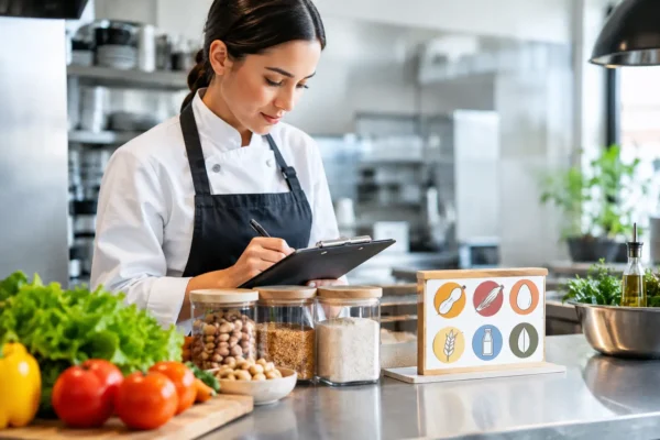Cómo gestionar alérgenos en un restaurante